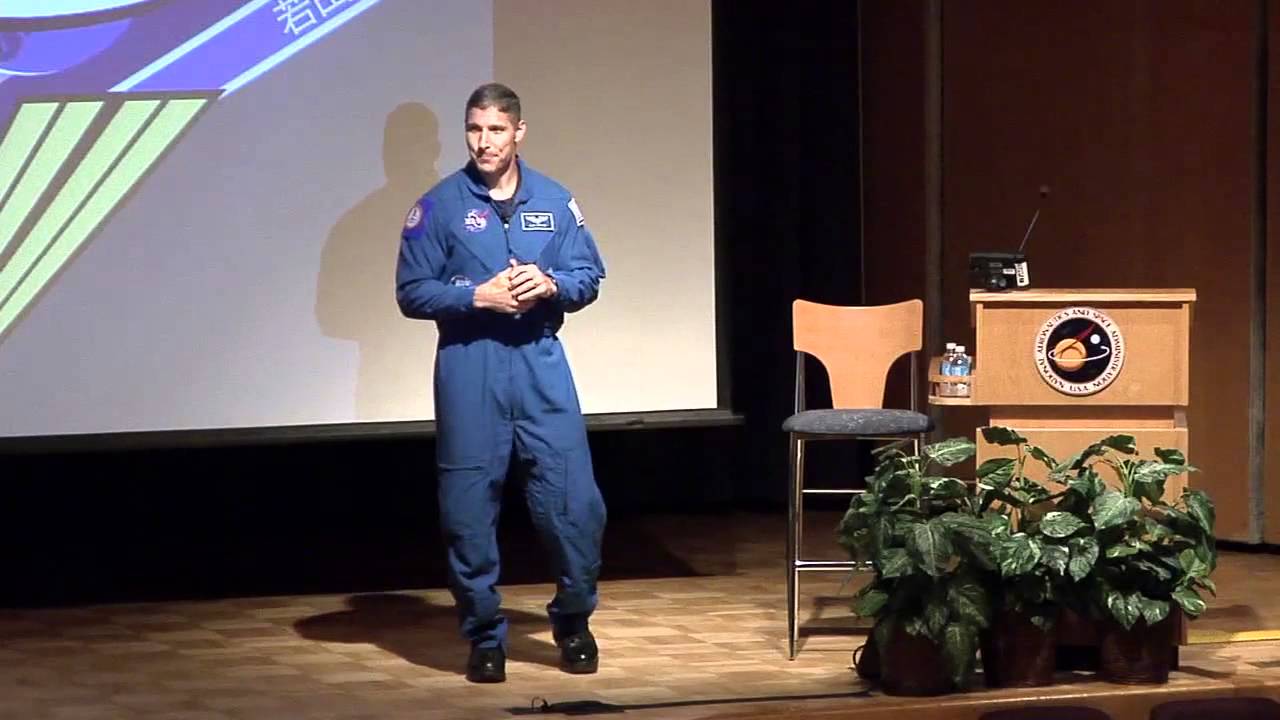 Astronaut Mike Hopkins Talks Living and Working in Space while visiting Goddard Space Flight Center