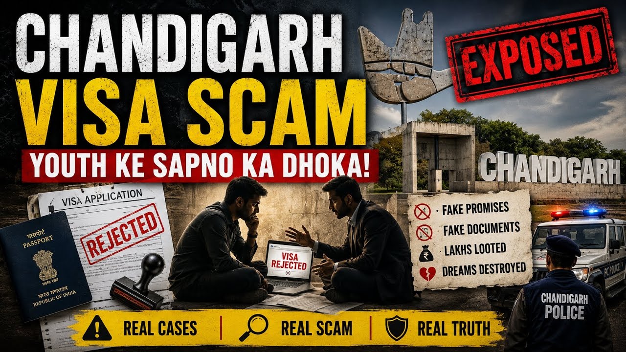 &ldquo;Chandigarh Visa Scam Exposed 😱 | Immigration Industry Ka Kala Sach&rdquo;
