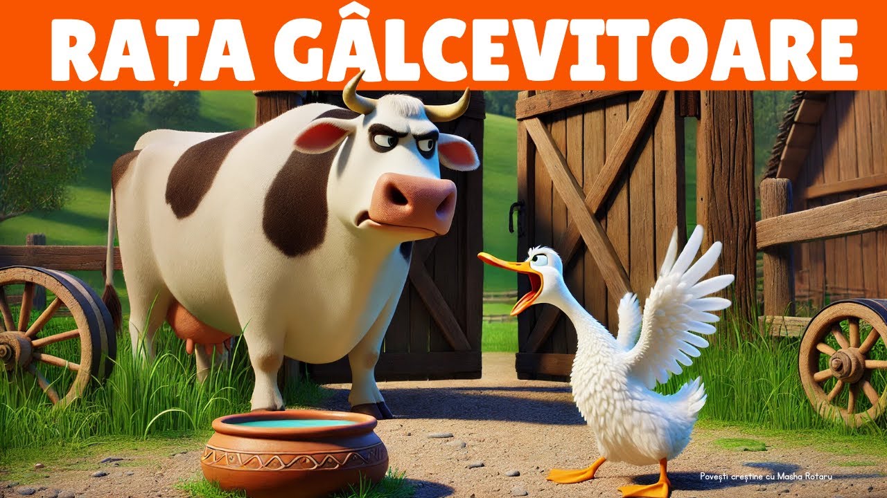 Poveste pentru copii: Rața gâlcevitoare 🦆 | Lecție biblică despre vorbire și respect”