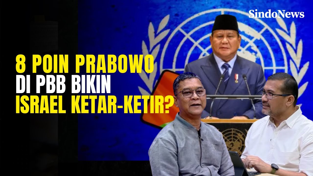Prabowo Blak-blakan di PBB: Perang Gaza Jauh Lebih Ngeri dari Genosida! | LIVE REACTION