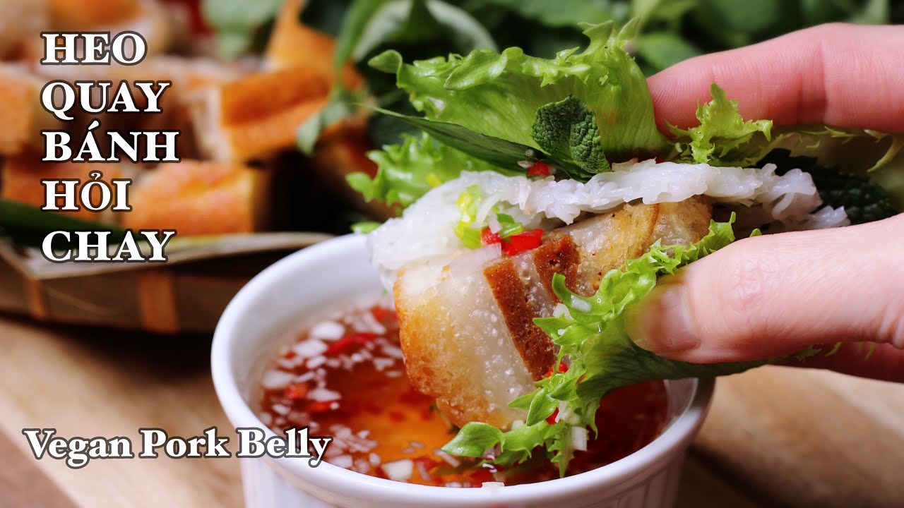 Heo Quay Bánh Hỏi Chay - Món Chay Giống Như Món Mặn Với Nguyên Liệu & Cách Làm Đơn Giản