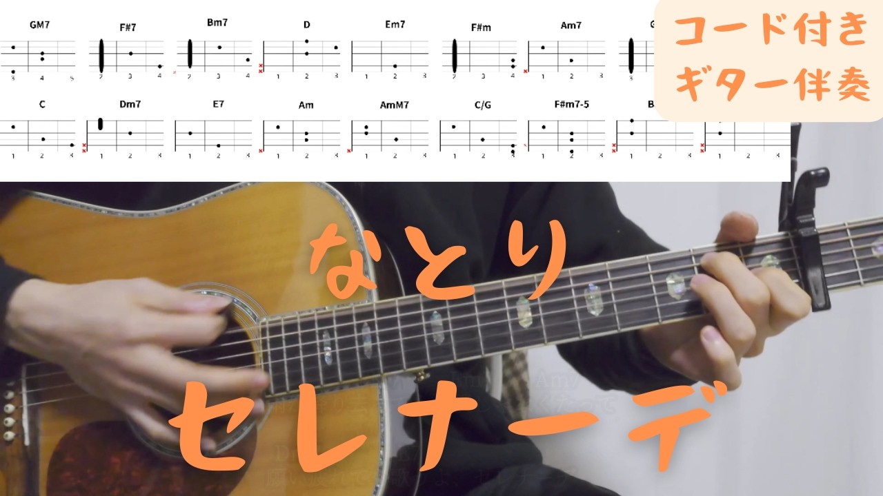 【ギターコード付き】なとり/セレナーデ【アコギ弾いてみた】