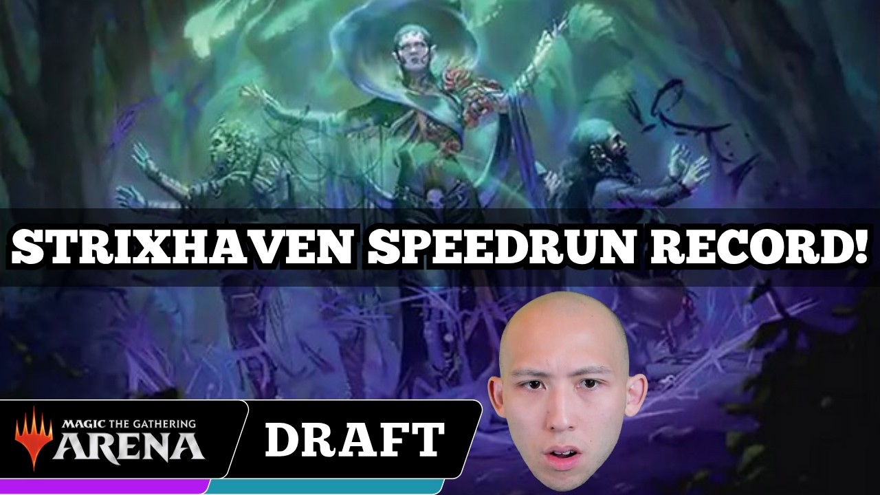 STRIXHAVEN SPEEDRUN RECORD! | Secrets Of Strixhaven Premier Draft | MTG Arena