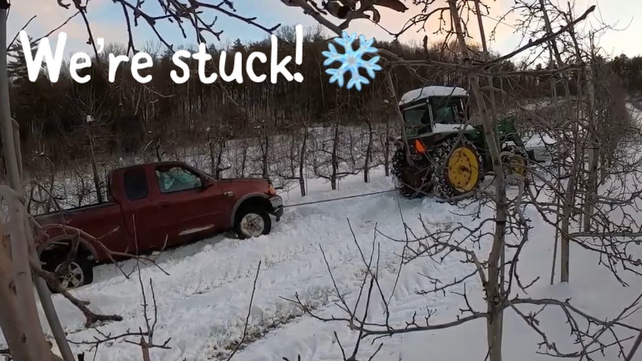 Uh-oh, Getting Stuck in the Snow!