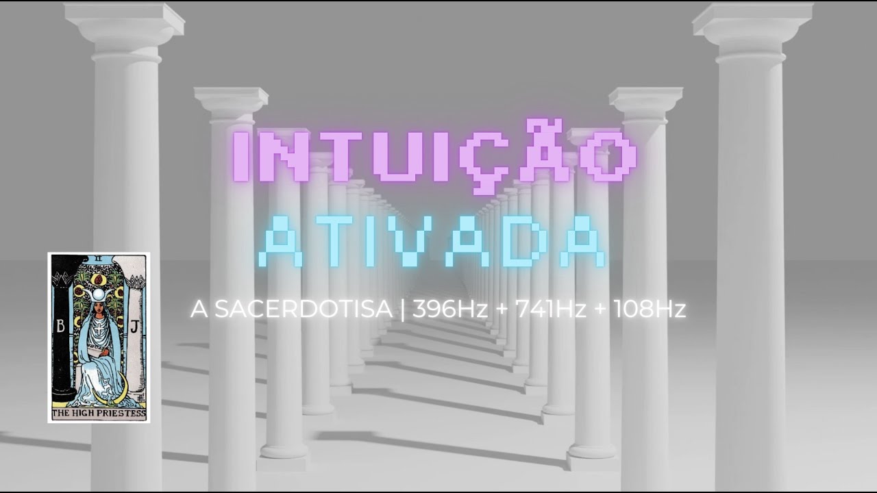 🌙 A SACERDOTISA | 396Hz + 741Hz | Campo contínuo de silêncio interno e percepção intuitiva