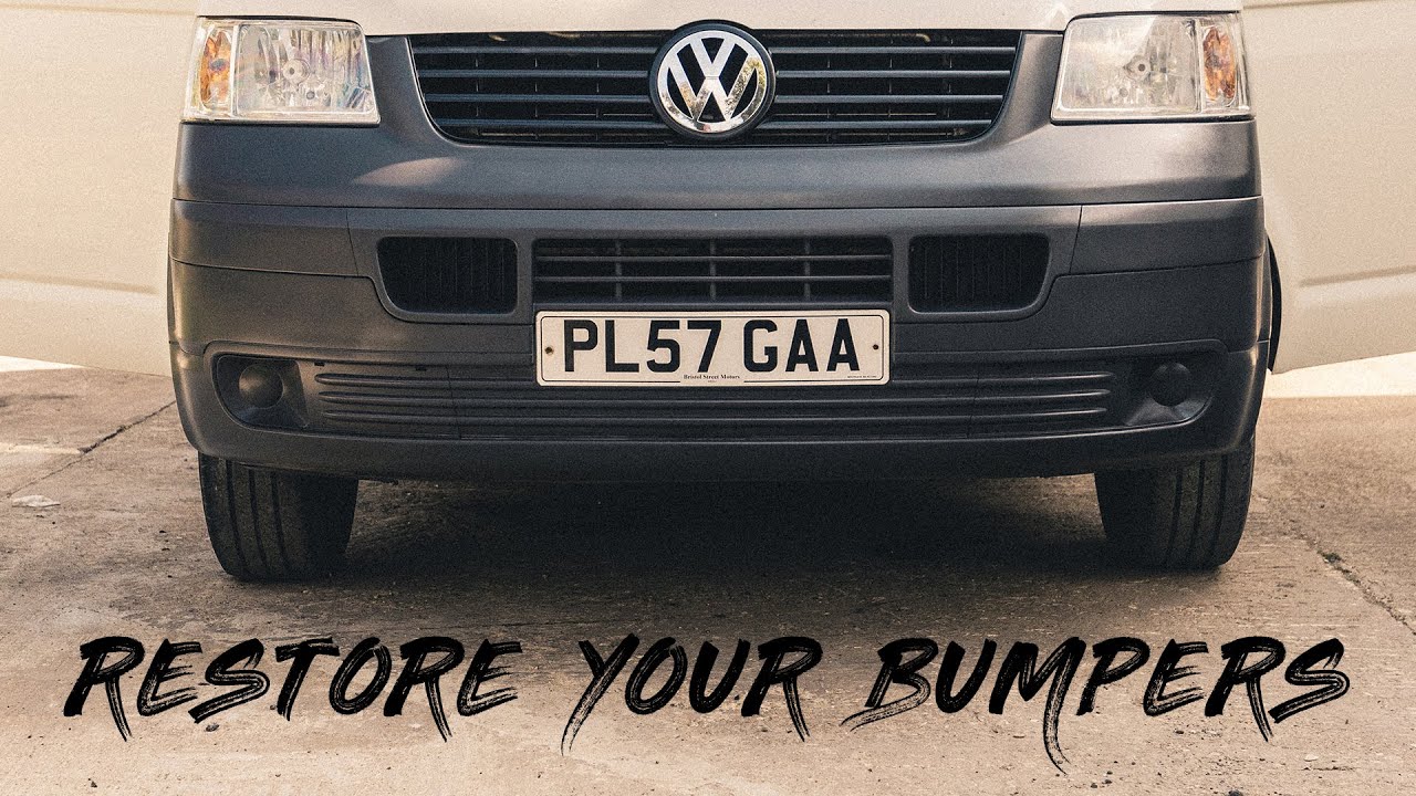 How To Restore Faded Bumpers | Vanlife UK