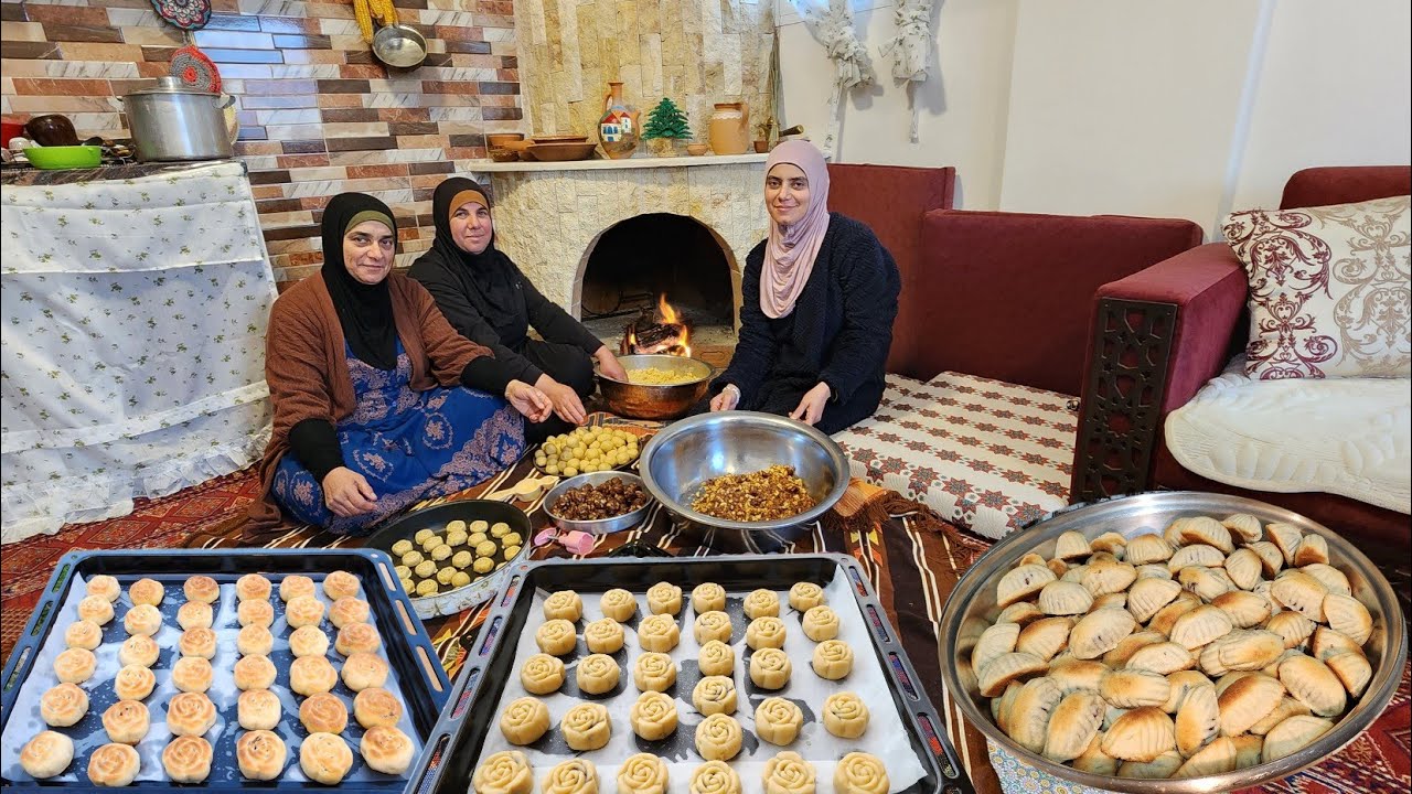 معمول العيد🔥الوصفة الأسرع والأفخم🔥هدايا العيد من الإمارات😍أجواء العيد بلشت😍