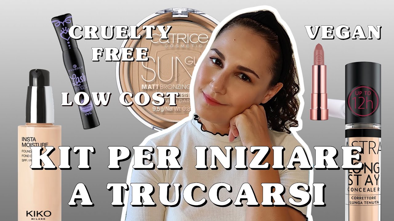 KIT PER INIZIARE A TRUCCARSI | Cruelty Free, Vegan, Low cost