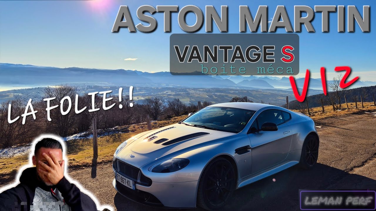 Essai Aston Martin Vantage S V12 boîte manuelle (boîte méca) 575cv🔥🔥 #v12 #astonmartin #automobile