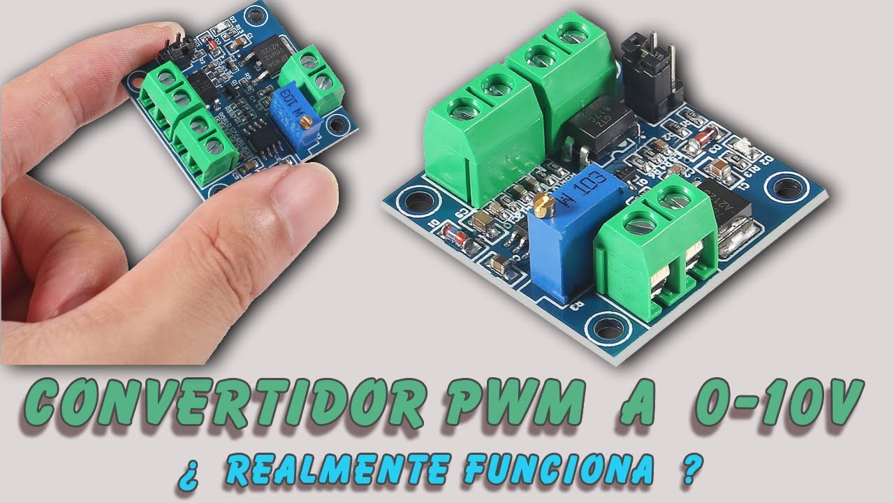 Convertidor PWM a 0 - 10 Voltios Vdc.