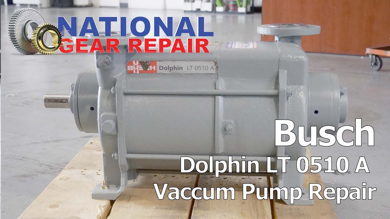 Busch Dolphin Vacuum Pump LT 0510 A Repair