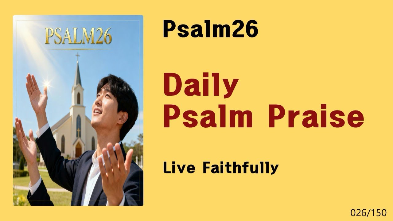 [Daily Psalm Praise] Psalm26-Live Faithfully