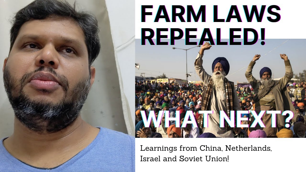 With the three farm laws now gone, what options do we have now?