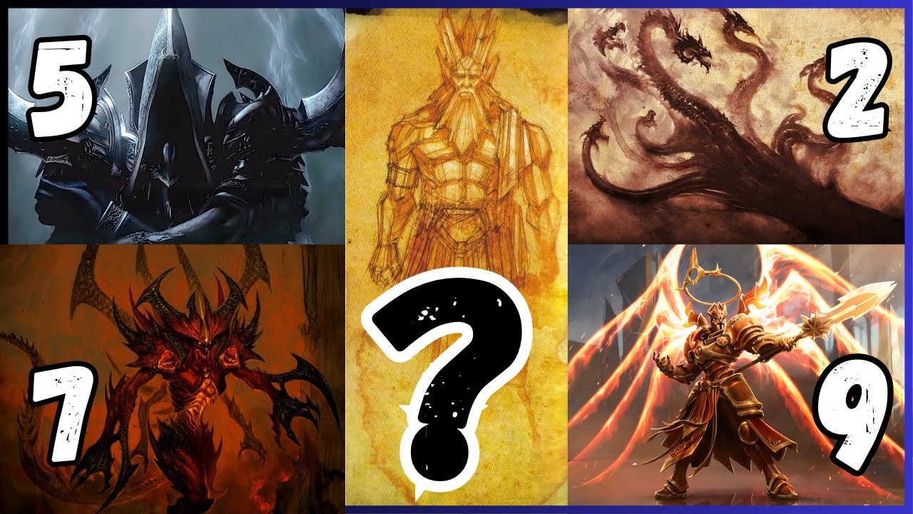 OS 10 SERES MAIS PODEROSOS DO UNIVERSO DE DIABLO
