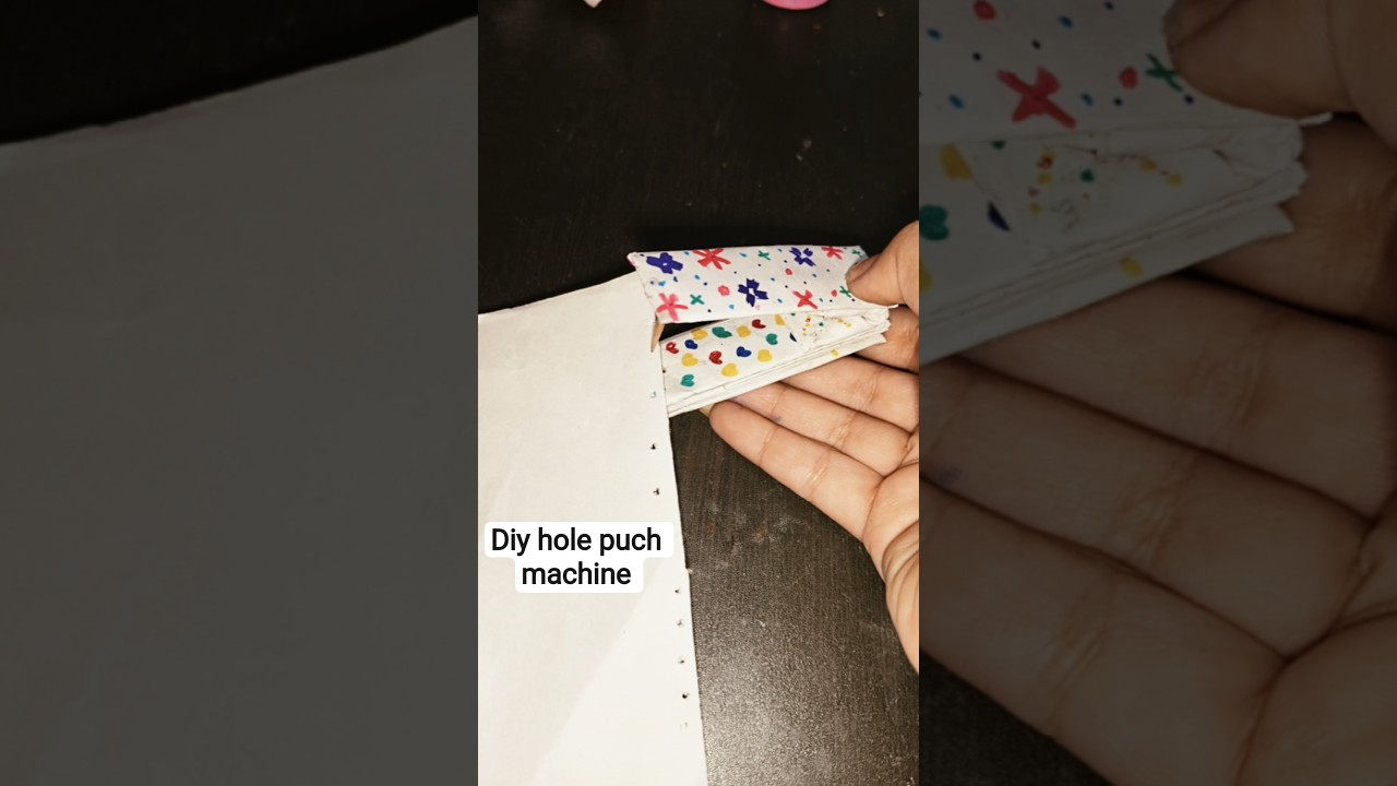 DIY hole punch machine at home 