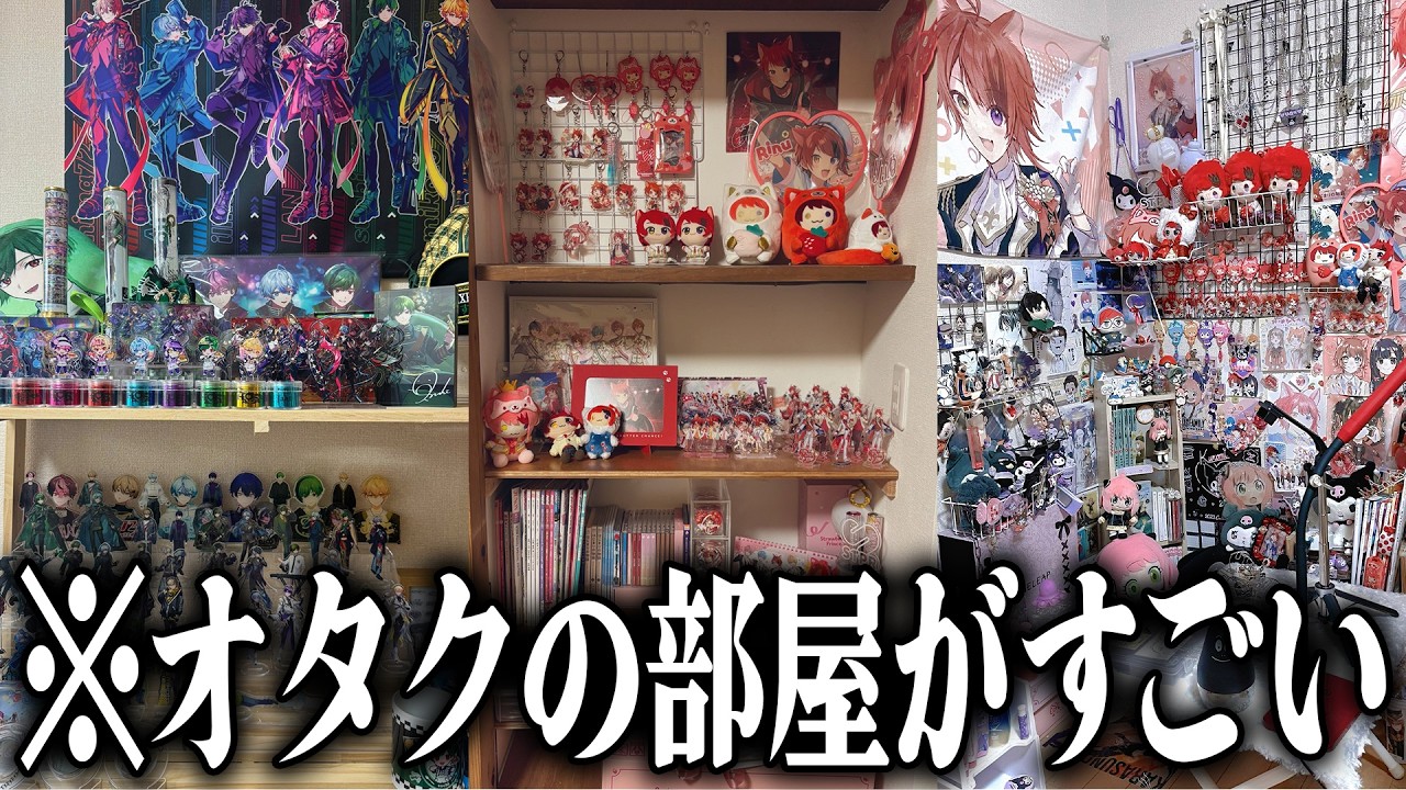 オタクのお部屋を調査したらすごすぎたｗｗｗｗ【すとぷり / 騎士X / AMPTAKxCOLORS / めておら/ すにすて】