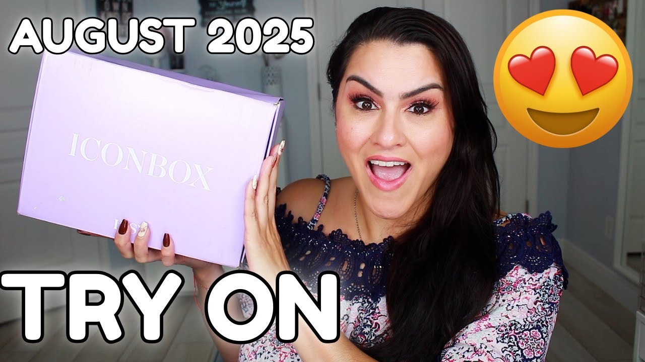 AUGUST 2025 ICON BOX UNBOXING & TRY ON