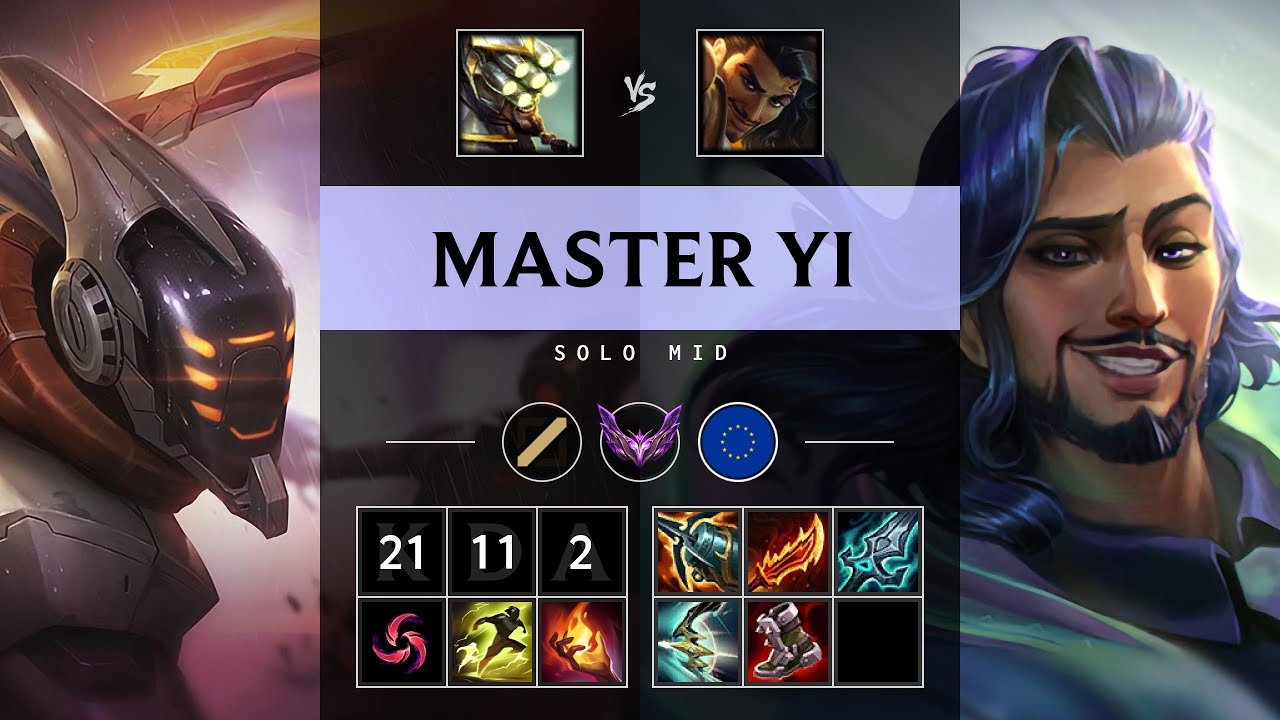 Master Yi Mid vs Akshan - EUW Master Patch 25.16