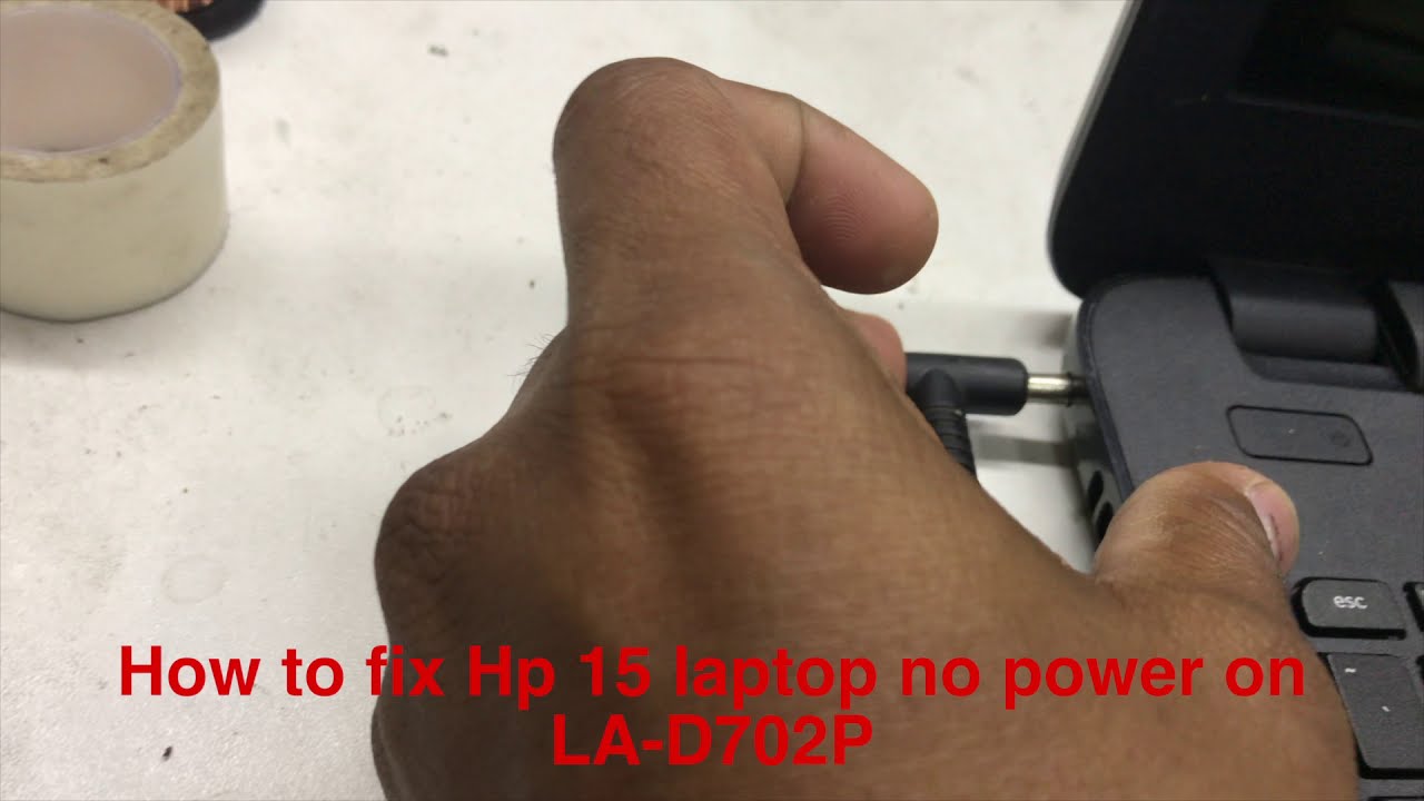 hp pavilion 15 no power no lights.