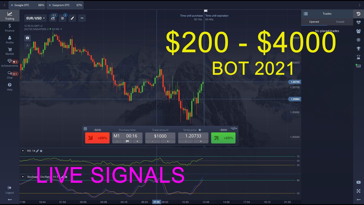Pocket Option Binary Trade Live Signals -  $4000 Profit Live - 2021