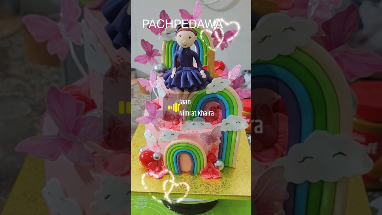 rainbow cake design