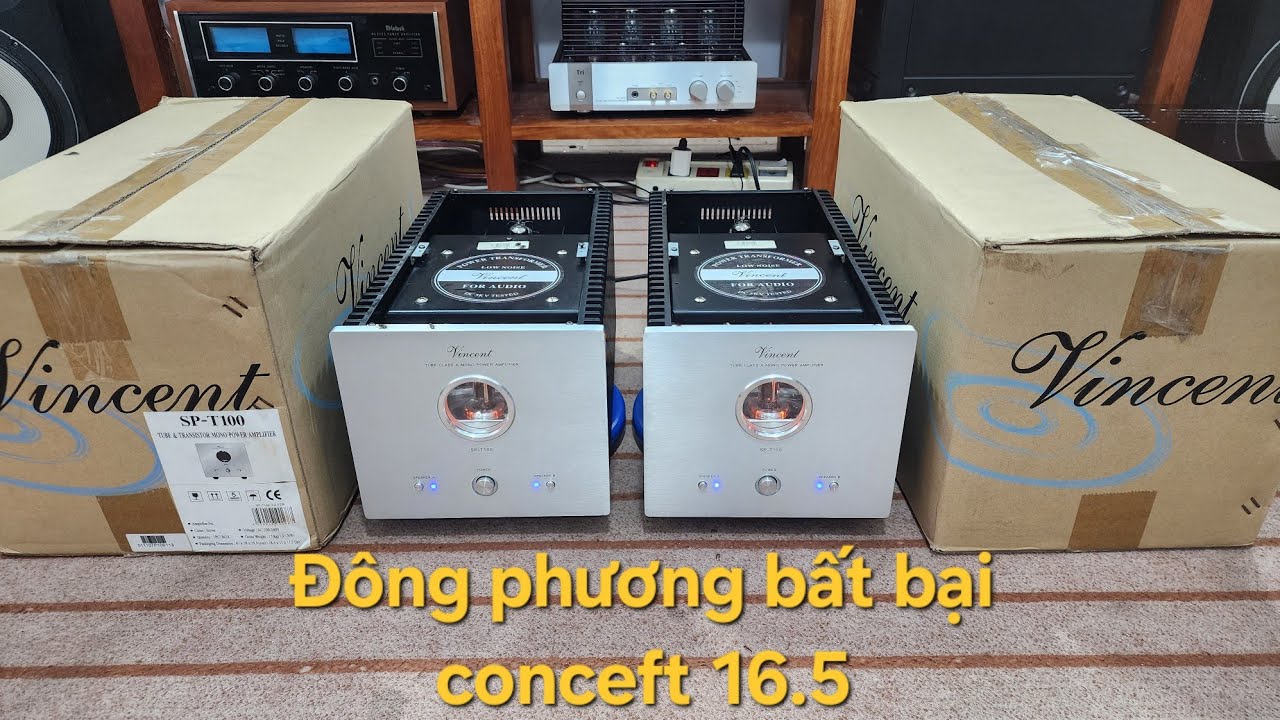 Monoblock Hybrid độc nhất Việt Nam, Amply Top1 Conceft 16.5 rẻ hơn TT 10tr - Châu Audio 0987.468.150