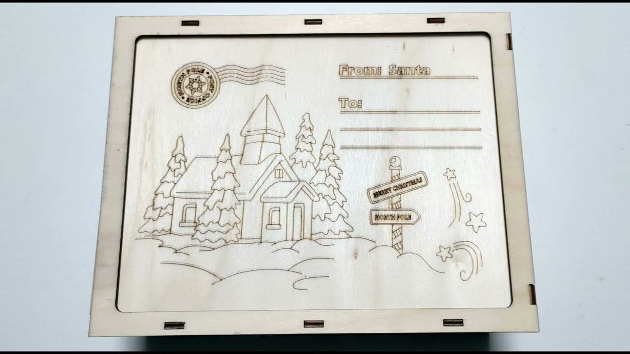 bo&icirc;te de No&euml;l personnalisable