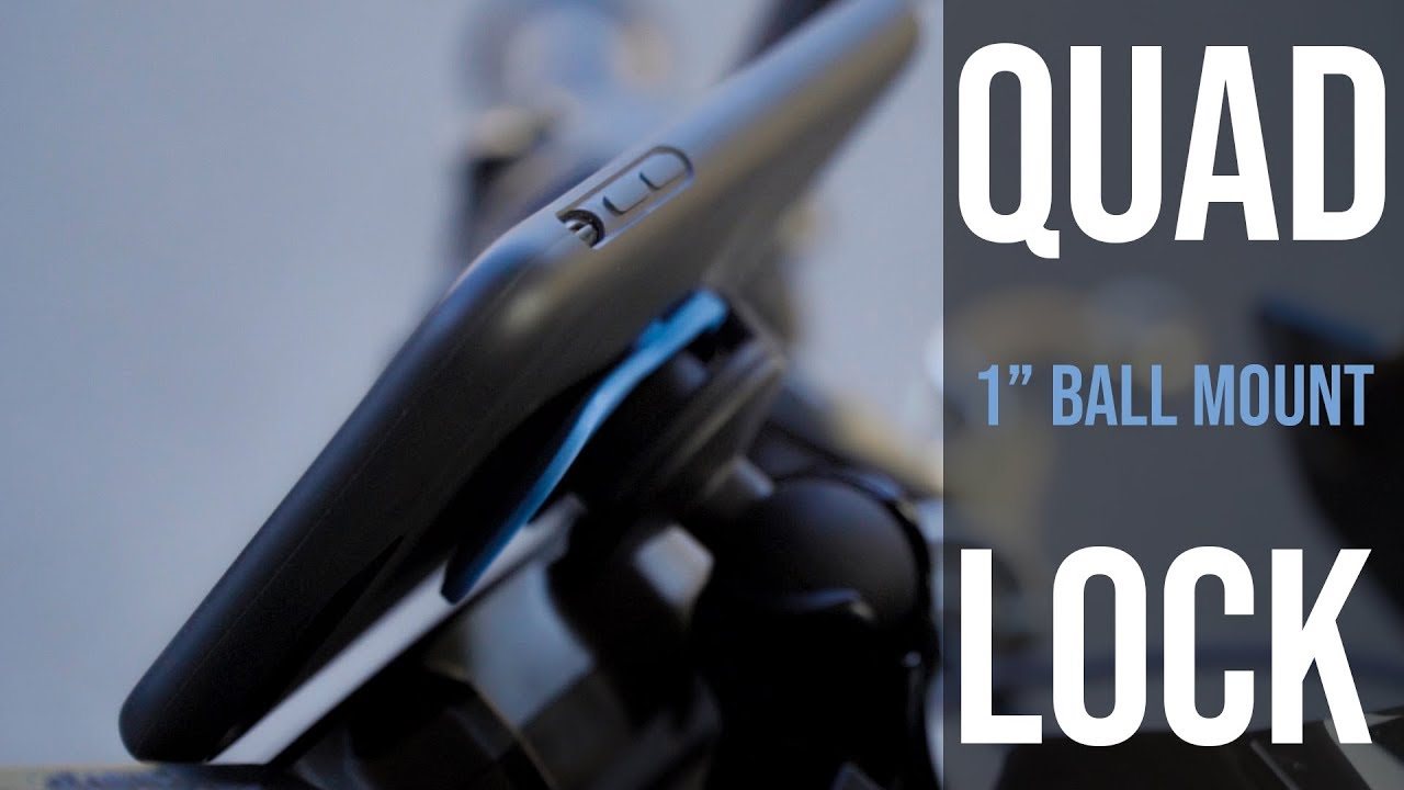 Best Motorcycle Phone Mount in 2018 [Quad Lock 1