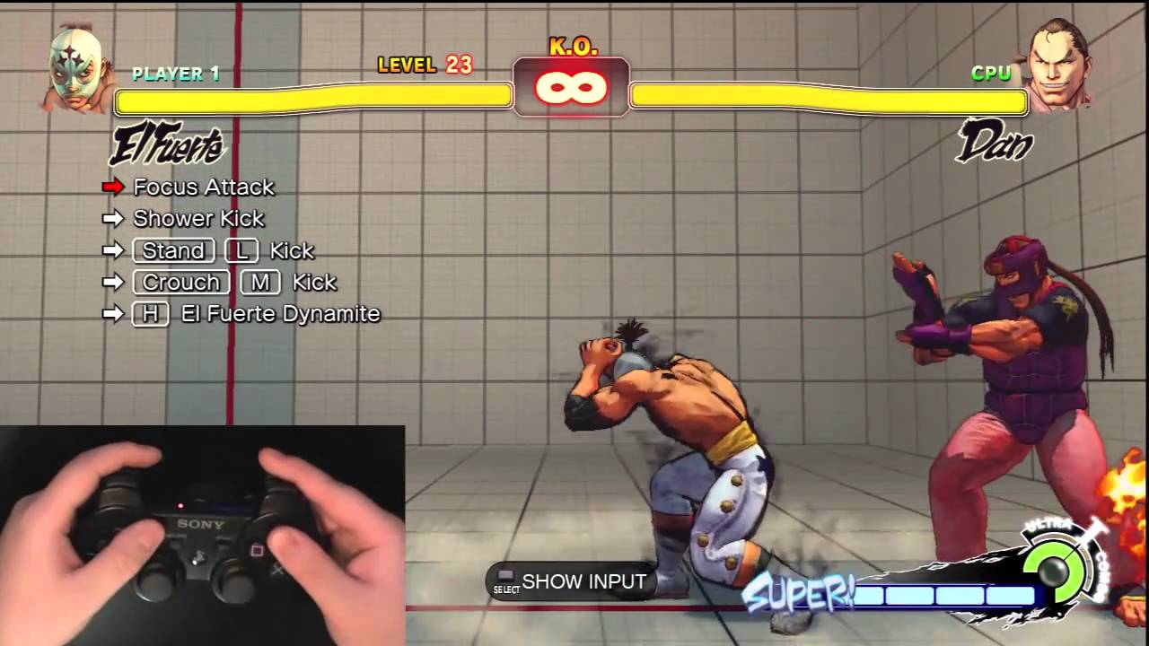 Super Street Fighter 4 Trials - Controller Pad