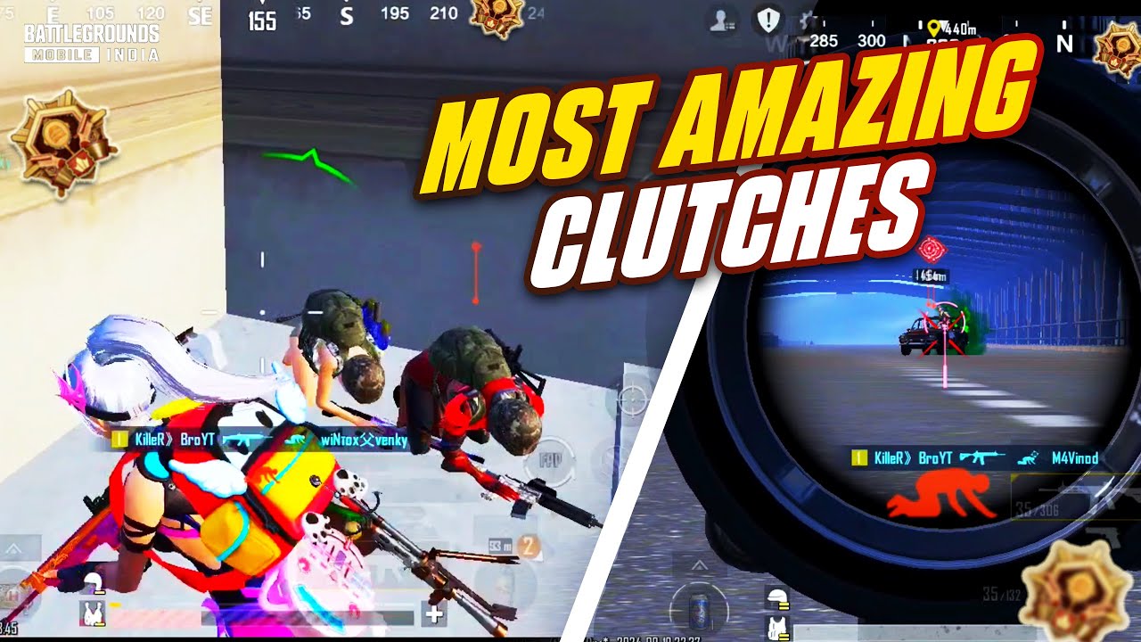 Most Amazing Clutches 🔥 | 1v4 in Intense Conqueror Rank Push | BGMI New 3.4 Update 😍 | BGMI