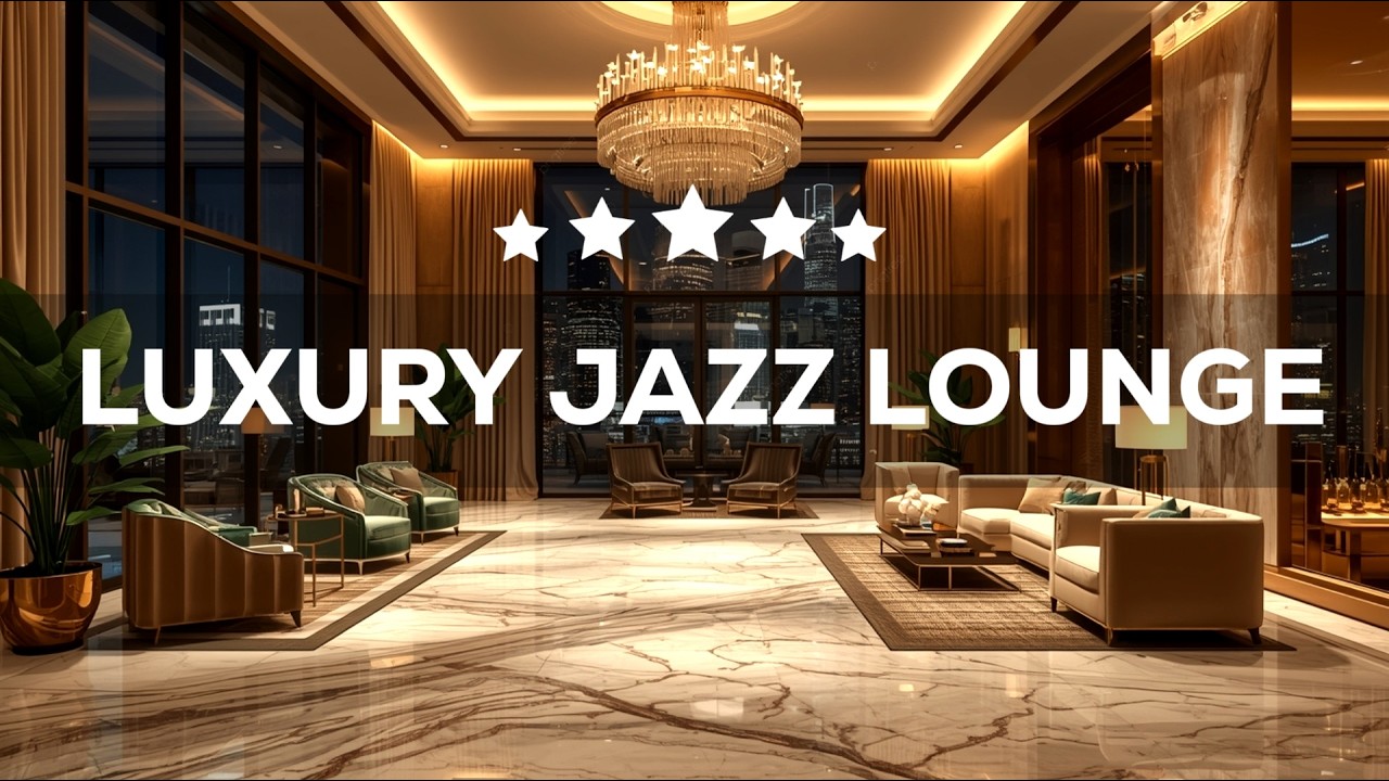 Luxury Lounge Music - Elegant Jazz Saxophone Instrumental & Soft Background Music for Relaxing