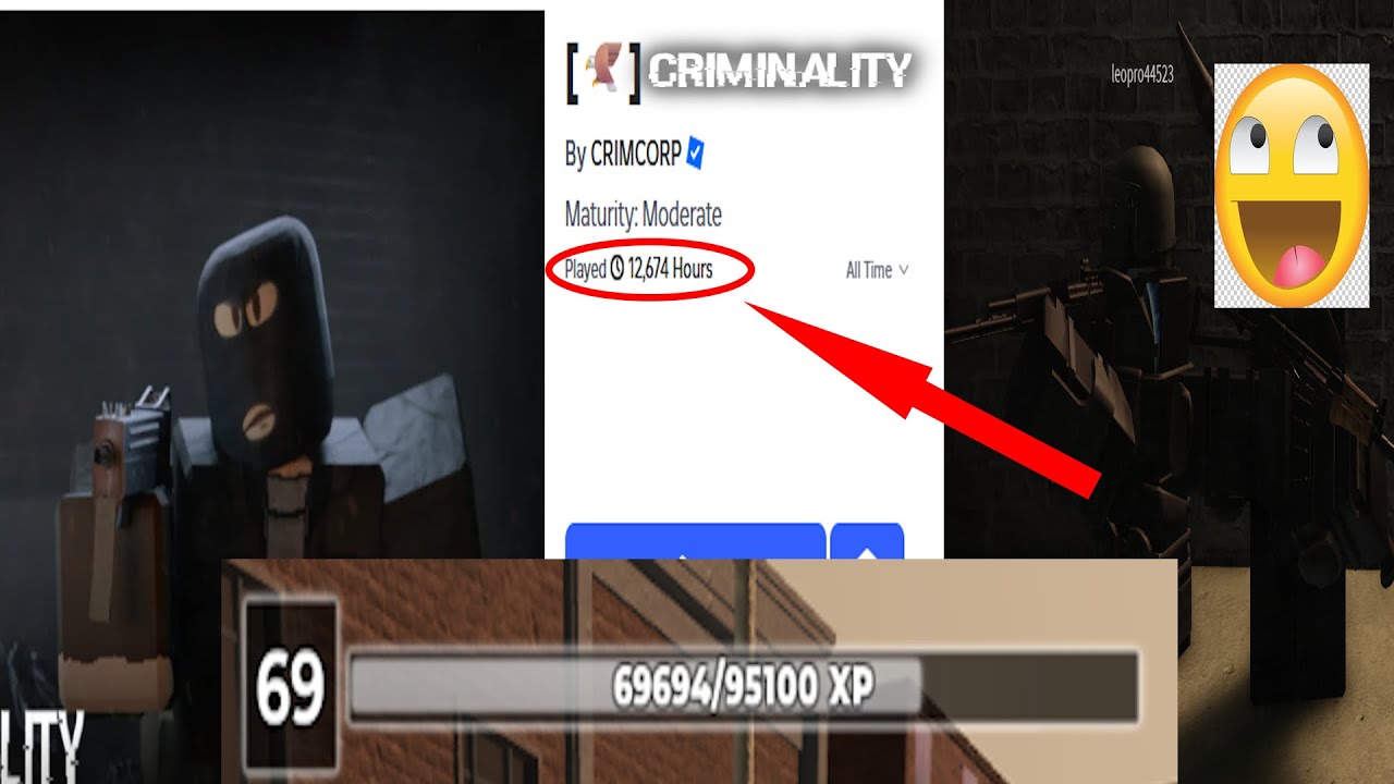 What 12,674 Hours of Criminality Looks like | Roblox
