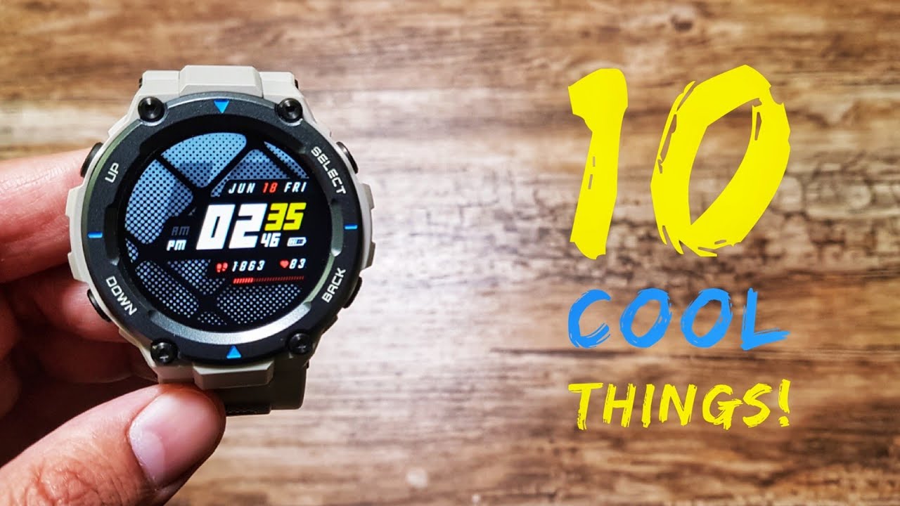 10 Cool Things To Do With Amazefit T-Rex Pro!