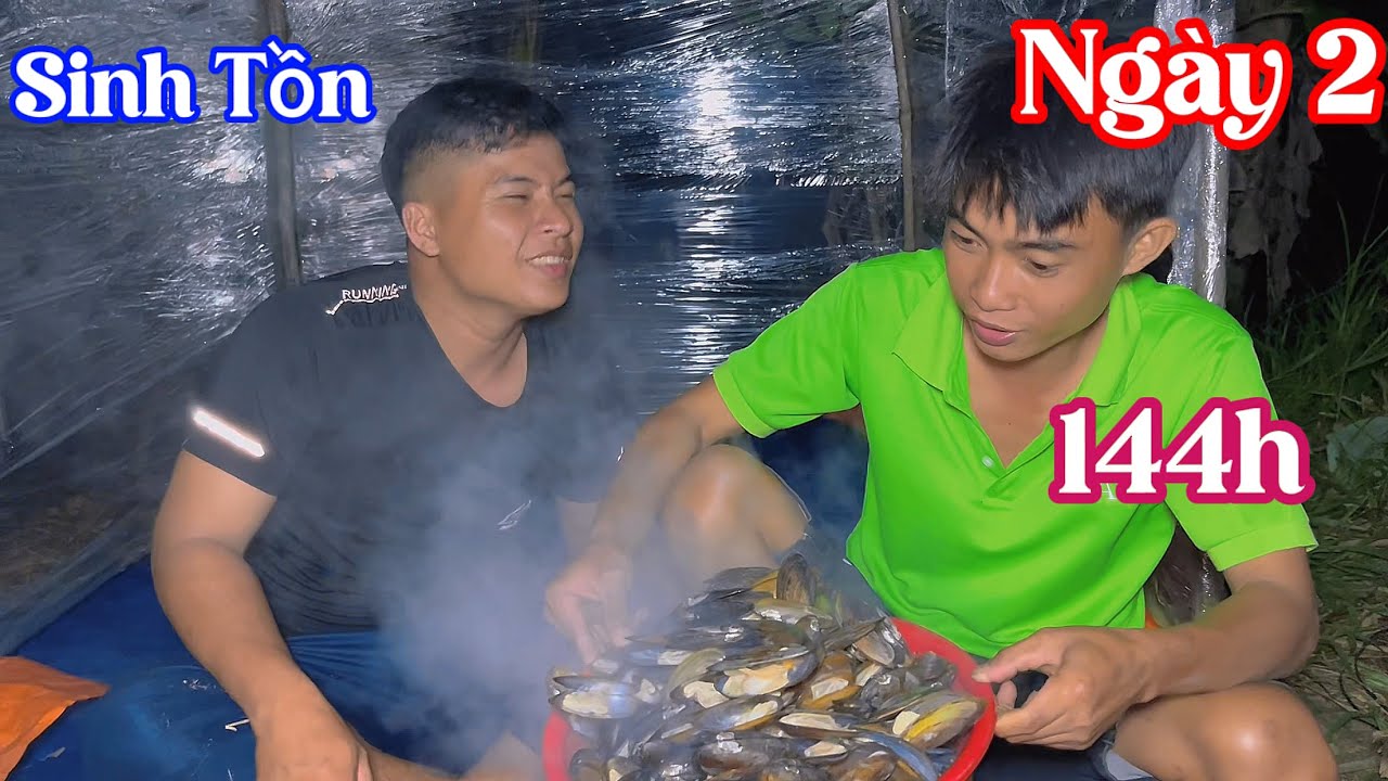 Phần 2 - Sinh Tồn 144h Ở Xứ Lạ Quê Người Ku Đen Làm Món Ngon Cực Hot |KDD  survival #kd