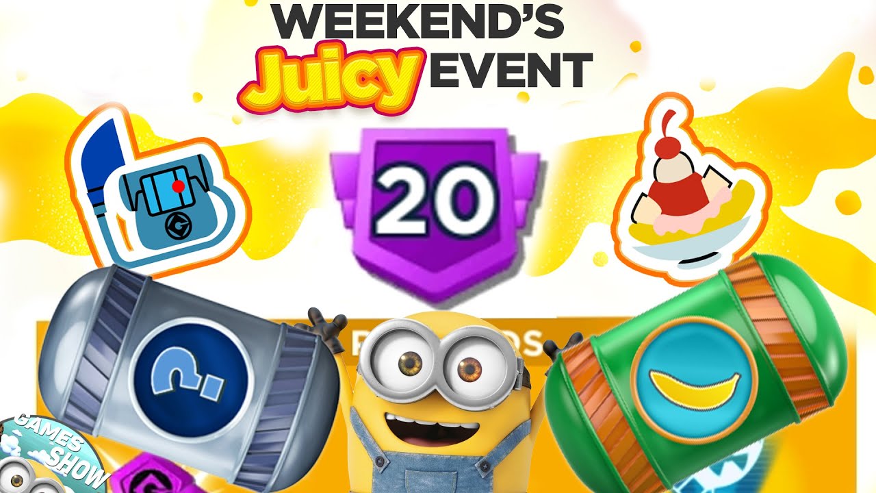 Agent Rank 20 Open Mini Prize Pod Mk.4 Minion Rush Fullscreen Juicy Event gameplay walkthrough