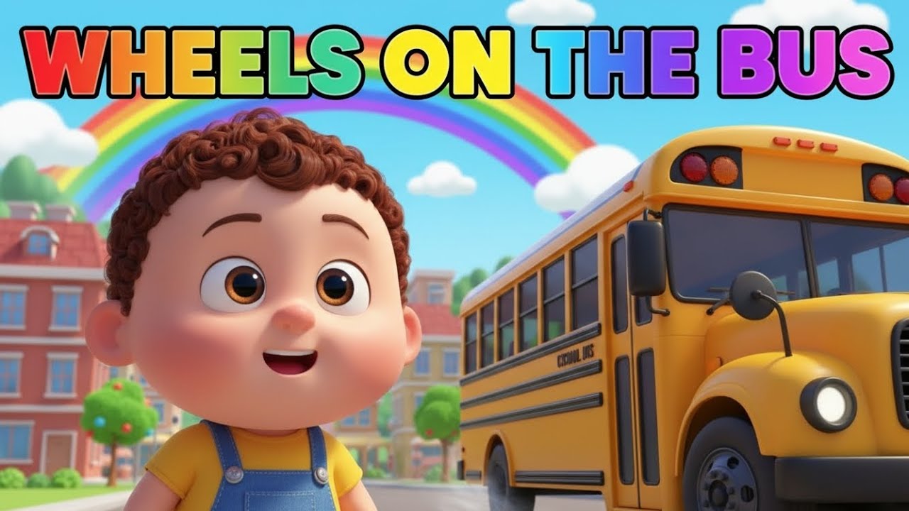 Wheels on the Bus Adventure | Educational Kids Song with Baby Bus Ride