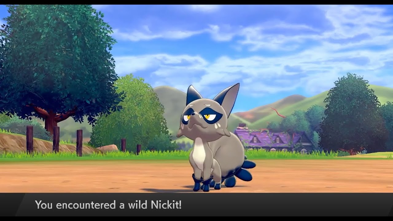 LIVE! Shiny Nickit after 266 REs in Pokemon Sword!!!