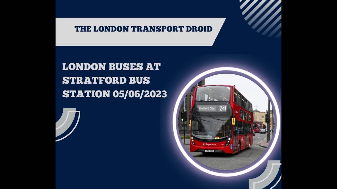 London's Buses in action in Stratford on 5th June 2023