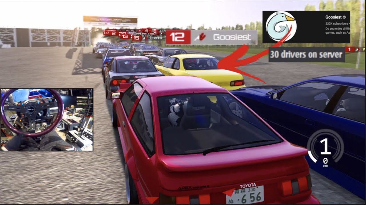 I Joined Goosiest Massive Tandem Lobby on Assetto Corsa!