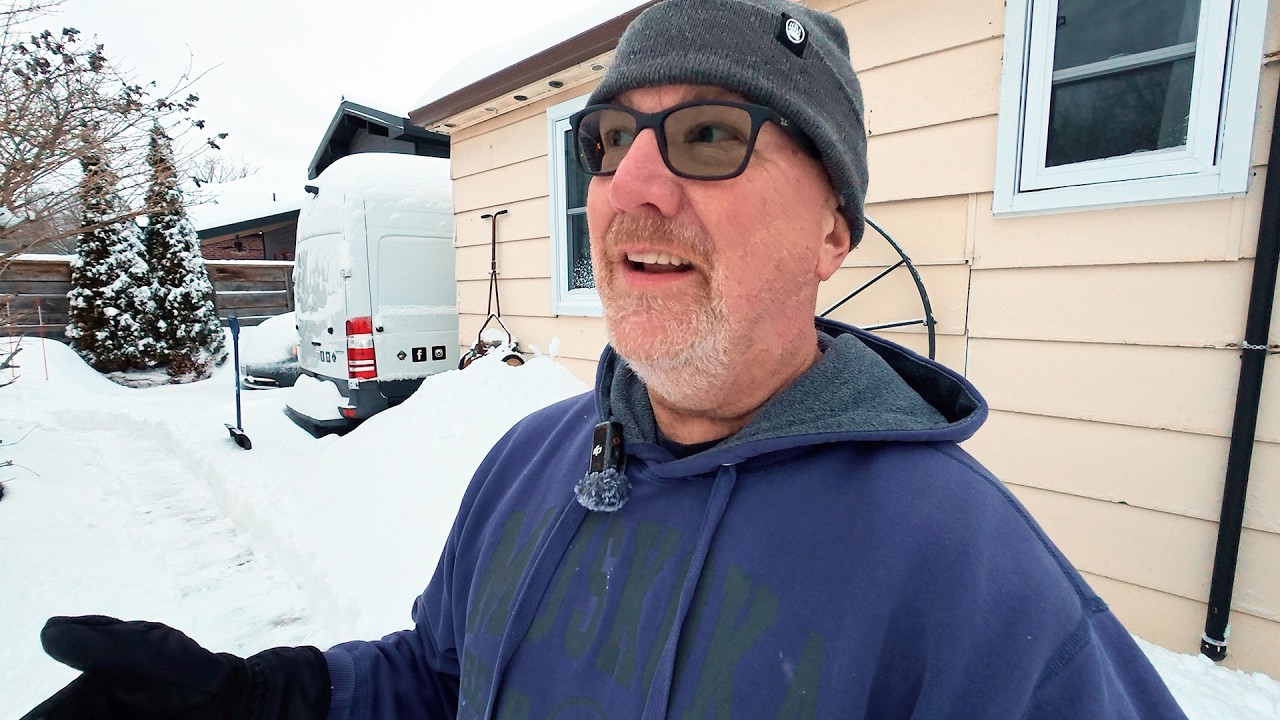 Snow Storm, Snowshoeing and Clean Up