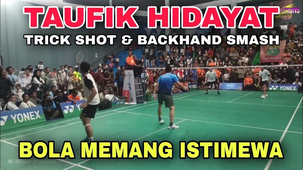 Trick Shot Mematikan🔥Ketika Taufik Hidayat Kembali Turun Ke Lapangan | Wali Kota Sukabumi