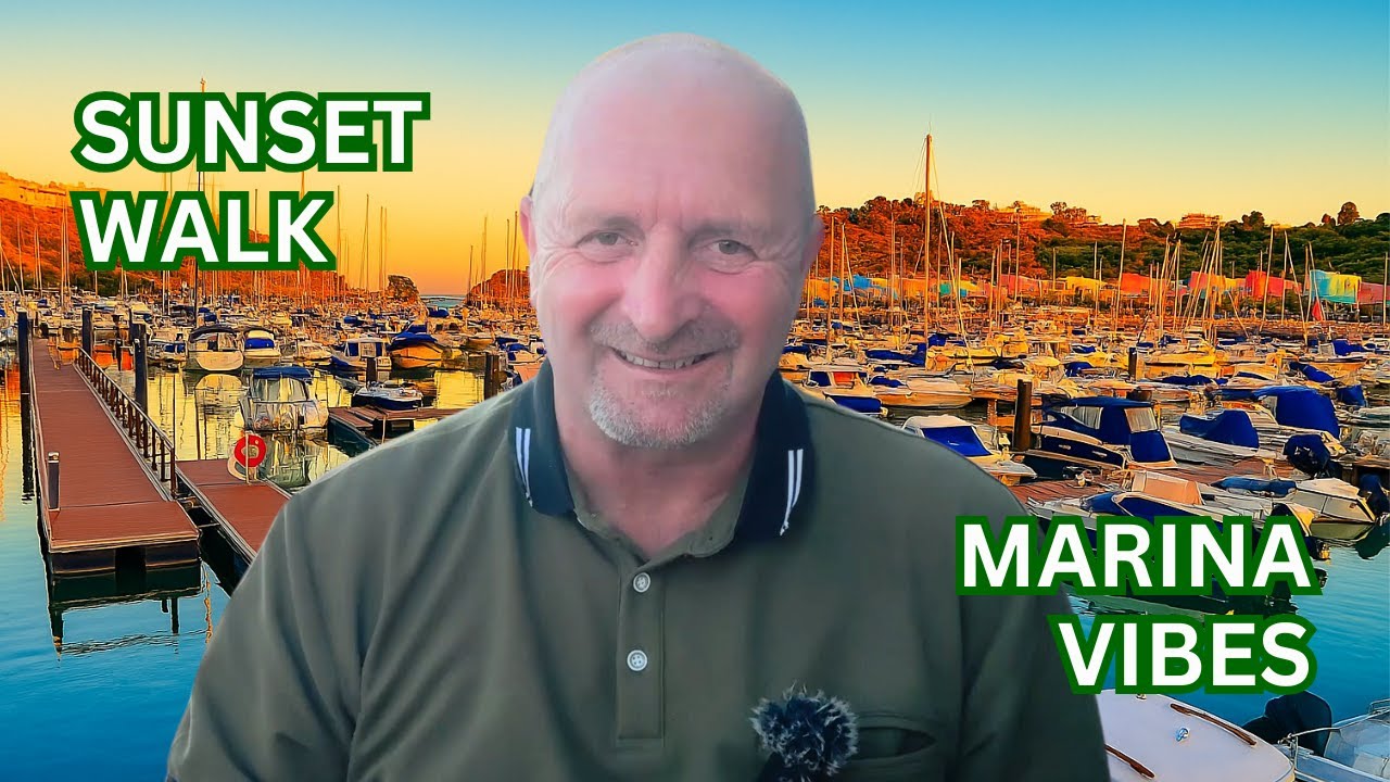Albufeira Marina at SUNSET – Quiet, Beautiful & Worth a Visit!