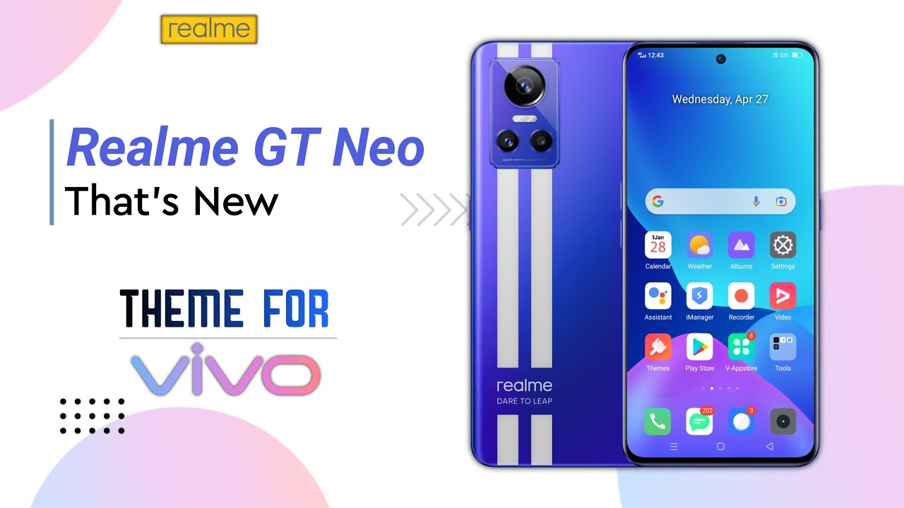 Realme GT Neo Theme For Vivo All Devices | Vivo Theme | #vivotheme  #realme  @VivoThemeStore