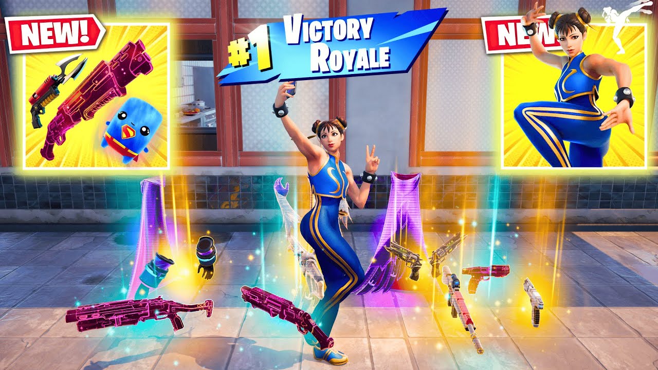 CHUN-LI vs NEW 3 MEDALLIONS & WEAPONS MYTHIC&rsquo;S CHALLENGE NEW! (FORTNITE SUPER CHAPTER 6)