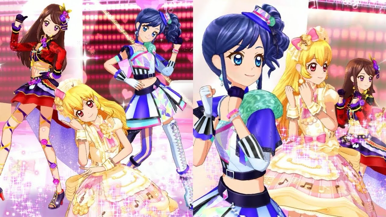 【アイカツフレンズ！】みんな友だちアイカツ！フェス_カレンダーガール_(3人ステージ)とてもむずかしい(★5)+アンコール_いちご・あおい・蘭