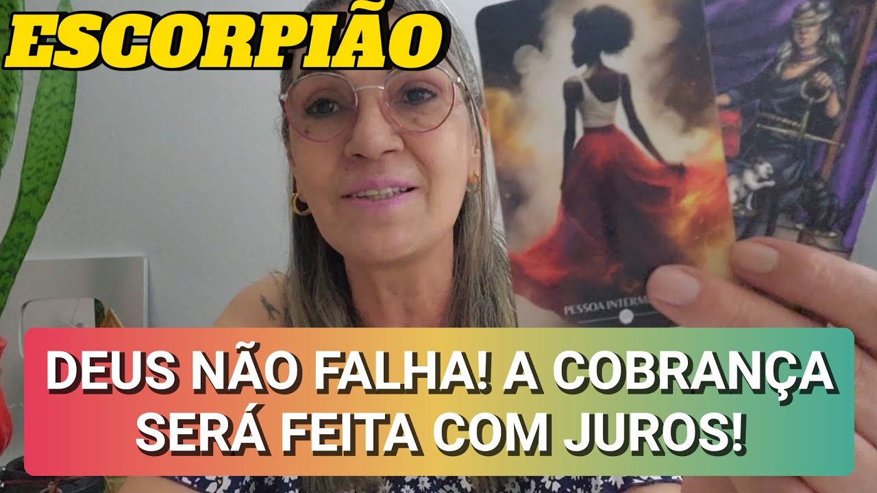 ♏️ESCORPIÃO VEM PRA VOCÊ🍀DE ARREPIAR O QUE DEUS VAI  FAZER 🙌O FEITIÇO VIROU CONTRA O FEITICEIRO ⚔️