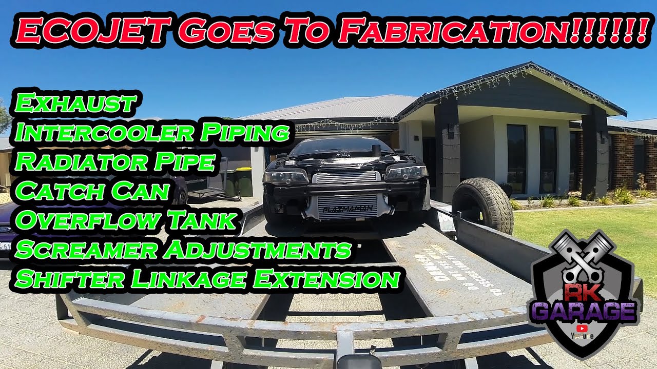 Ecojet Build - Loading It Onto A Trailer To Go To Fabrication