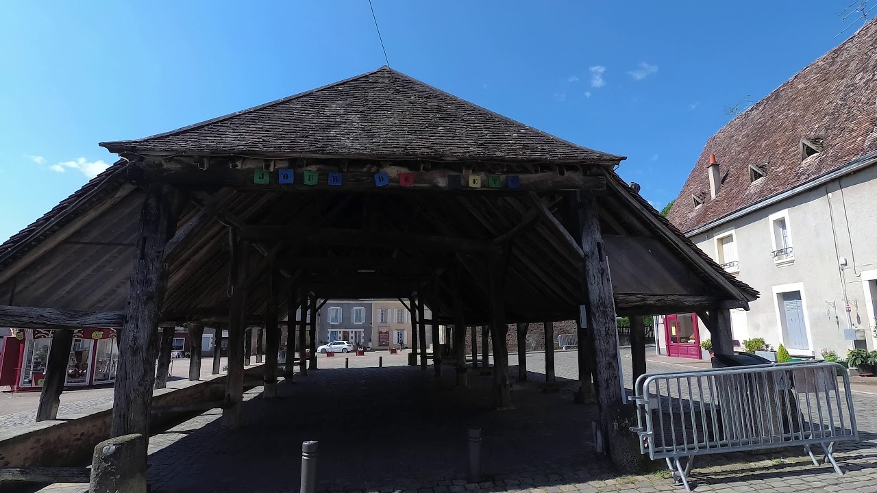 [4K] Walking in Sainte-Sévère-sur-Indre, Indre, FRANCE