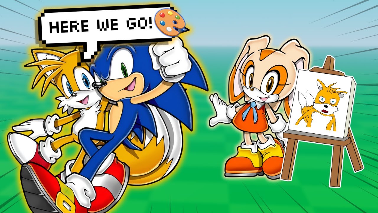 SONIC and TAILS RETURN to ROBLOX DRAW ME