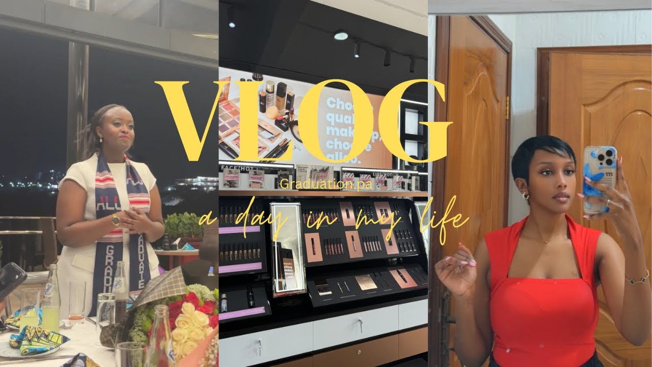 A DAY IN MY LIFE 💕 | WIG TRANSFORMATION 💇‍♀️, MAKEUP FINDS 💄, GRADUATION VIBES 🎓 & FRIENDS TIME 👯‍♀️